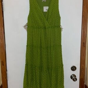 Madison Olive Green Midi Dress